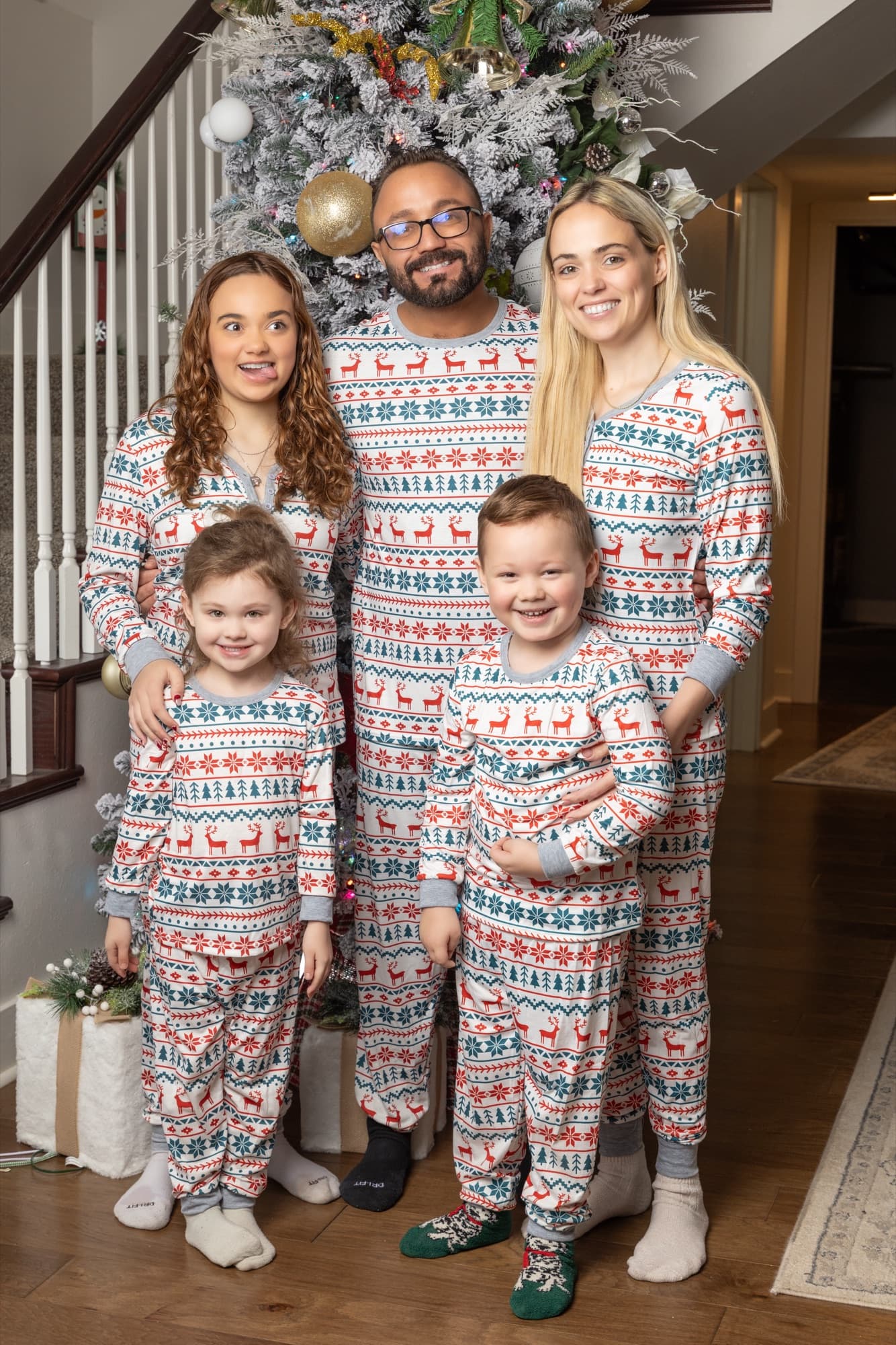 Robbie Robinson with his family